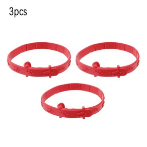 애완 동물 보호대 벼룩 목걸이 고양이 개용 향수 모기 재사용 가능한 용품 해충 방제, 3pcs, 3개