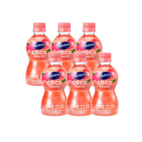 썬키스트 코코 피치 음료, 300ml, 6개