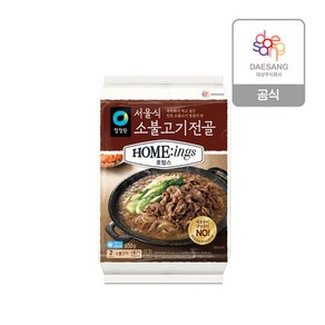 [청정원] 호밍스 밀키트 서울식 소불고기전골 650g, 1개