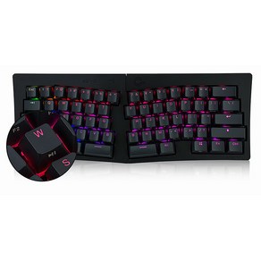 [국내정발]Mistel 인체공학미니 키보드 MD600 ALPHA BT RGB 영문 게이트론 프로 갈축