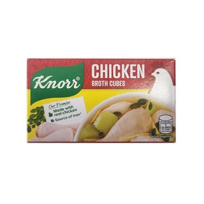 필리핀 Knorr 닭고기 큐브형 육수 60g/ chicken stock broth cubes 크노르 치킨스톡 간편육수 쌀국수