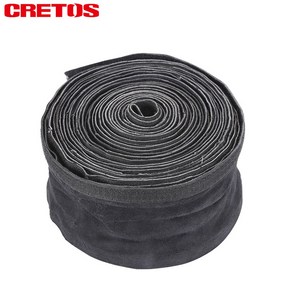 CRETOS 크레토스 150mm 가죽케이블 알곤 CO2 프라즈마 접착식타입 찍찍이 토치보호카바 4~50m 소가죽