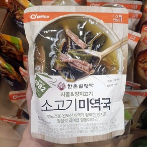 오프라이스 한촌설렁탕 소고기 미역국 500g, 1개