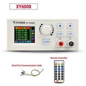 DC 조절식 스텝 다운 전압 벤치 전원 공급 장치 벅 컨버터 데이터 저장 RD6024 RD6018 60V 24A USB 컬러 디스플레이 스크린, [07] XY6008, 1개