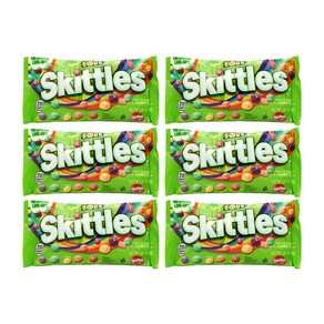 Skittles 6개 스키틀즈 샤워 캔디 51 g, 51g