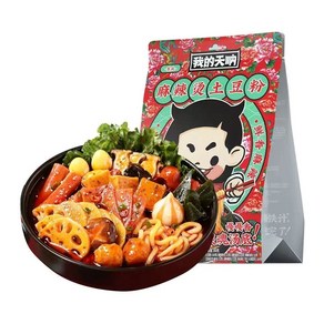 malatang tudoufen 마라탕 투떠우펀 감자면 투또우펀 마라맛 마라감자면, 350g, 3개