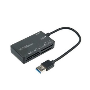 Coms USB 3.0 외장형 올인원 멀티 카드리더기, (IF825), 단일제품, 1개