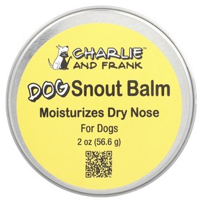 Charlie and Frank 애견용 코 밤 56.6g(2oz), CharlieandFrank애견용코밤566g2oz, 56.6g, 1개