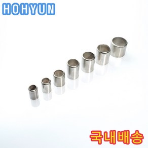 스텐 호스밴딩캡 호스압착관 스텐레스 밴딩캡 연결캡 호현산업, 1개, 22.5mm X 19.3mm