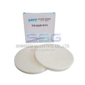 당일출고)KFP 거름종이 여과지 원형 110mm 100매입