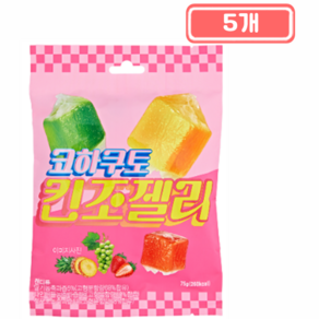 코하쿠토 킨조젤리, 5개, 75g