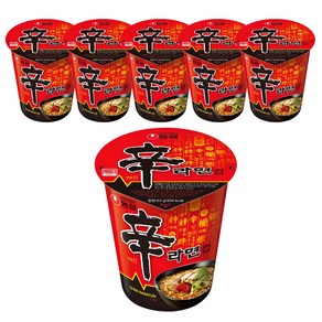 신라면 컵 65g, 6개