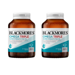 호주 블랙모어스 피쉬오일 오메가 고함량 Blackmoes Omega Tiple High Stength Fish Oil, 2개