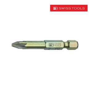 PB SWISS TOOLS 명품 수공구 피비 스위스 툴 E6-192 포지(PZ)비트 낱개 50mm, 1개