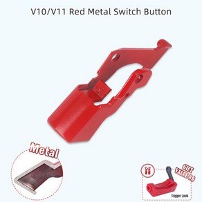 다이슨 V0 V SV2 SV4 진공 청소기 전원 스위치 버튼 수리 부품용 금속 트리거 교체 부품, 04 Red Metal Switch, 1개