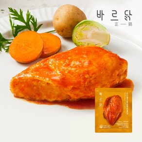 바르닭 소스품은 닭가슴살 10종 골라담기, 1개, 100g