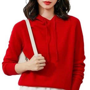 여성 부드러운 긴팔 후드 니트 여유로운 핏의 편안한 데일리 레이어드 아이템 Women's knitwea 5909