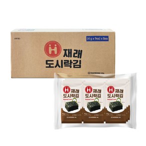 해농 조미김 재래 도시락김, 4g, 72개