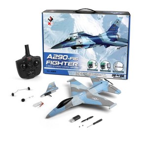 Wltoys XK A290 RC 비행기 원격 무선 제어 모델 항공기 3CH 452mm 3D 6G 시스템 비행기 Epp 드론 어린이용 날개 길이 장난감, 1)1 Battey, 1개