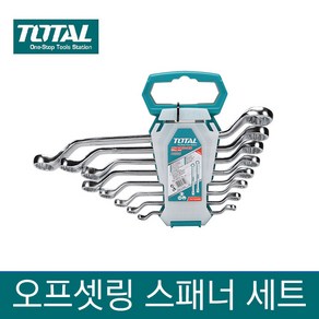 토탈 THT102486 오프셋링 스패너 세트 8PCS 6~22MM, 1개