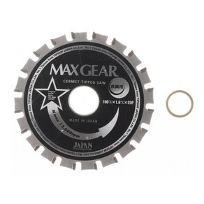 MAX GEAR 맥스 기어 10인치 원형톱날 54P 금속용팁쏘 MG-255 충전금속절단기 원형팁쏘 스틸 스텐레스용