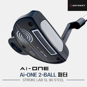 [캘러웨이코리아정품]2024 오디세이 Ai-ONE 2-BALL 퍼터[인서트][남여공용][말렛][PISTOL GRIP][2볼], 34인치