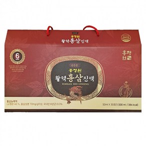 6년근 홍삼액 추석선물 효도선물 답례품 선물용 판촉용 1500ml, 1박스, 30회분