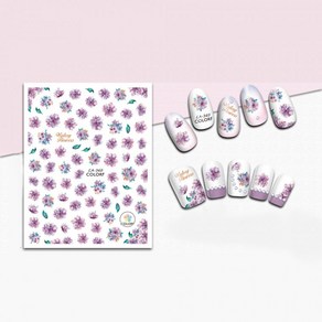 오라몰랑 퍼플리아 네일스티커, 1개, 퍼플리아 네일스티커(426)
