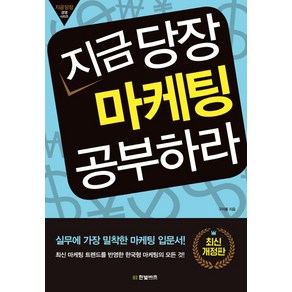 지금 당장 마케팅 공부하라:실무에 가장 밀착학 마케팅 입문서!