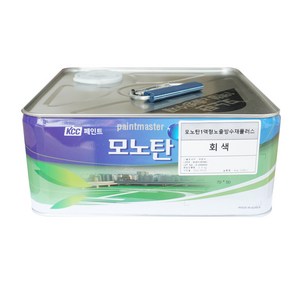 KCC 옥상방수 우레탄페인트 모노탄 중도1액형 4kg, 녹색, 1개