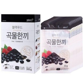 태광선식 블랙푸드 곡물한끼 30g x 10포 3박스, 300g, 3개