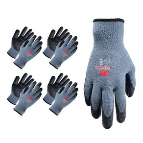 3M 프로그립 4000 TOUCH 기모 방한 스마트폰 터치 장갑 / 3M PoGip4000 Touch Winte Napping Gloves, L, 5개