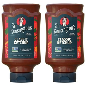 20 Fl Oz (Pack of 2) Classic Ketchup Si Kensing 20 Fl Oz (2팩) 클래식 케첩 Si Kensington's Classic 케, 2개, 591.47ml