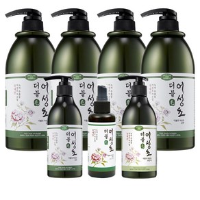 더블모 어성초샴푸 1000ml x 4 + 미스트 모발팩 샴푸300ml 중 1개 한방 두피 대용량, 더블모 어성초 샴푸 1000ml x 4개