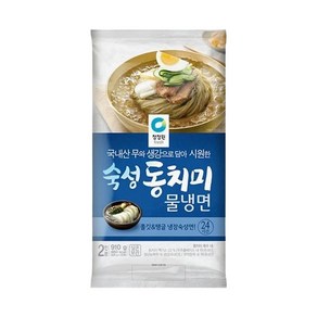 [2+1] 냉장 청정원 동치미물냉면 2인분 910g, 3개