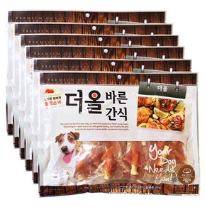 메가펫 더올바른 강아지간식 300g, 6개, 미니닭갈비