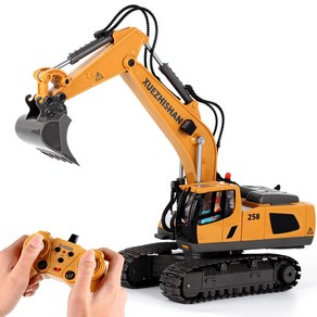 2.4G Remote Control Excavator Tractor Bulldozer Electric Vehicle Toys RC Toy 11