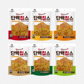 참좋은간식 단백칩스100g, 1개, 100g, 6종세트