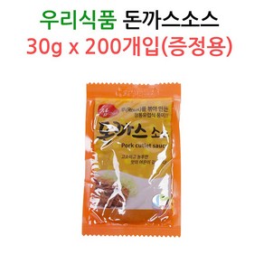 우리식품 돈까스소스 30g x 200개입 서비스 증정용, 200개