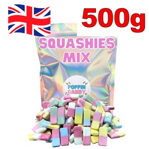 [영국발송] 500g 스위즐스 드럼스틱 스쿼시 믹스 스웨디시 젤리 Swizzels Dumstick Squashies Mix