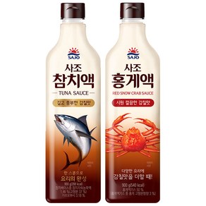 사조대림 [사조대림] 참치액900g x1개 +홍게액 900g, 1개