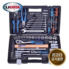 LICOTA 리코타 ALK-8016F 1/4 1/2인치 81pcs 소켓렌치세트 복스세트, 1개