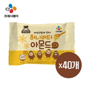 이츠웰 허니버터아몬드, 10g, 40개