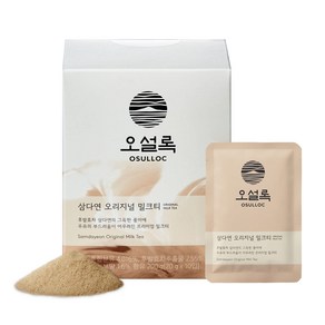 Osulloc Oiginal Milk Tea (0.7oz x 10 Count) Easy 오설록 오리지널 밀크티(0.7oz x 10개) 이지파우더 타입 블렌디드 티 카페 스타, 1개, 19g