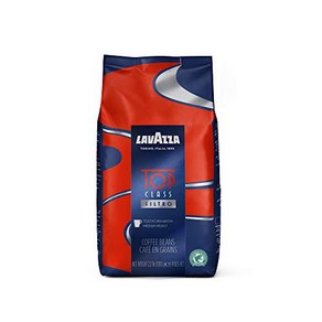 Lavazza Top Class Filto Whole Bean Coffee Medium Lavazza Top Class Filto 홀빈 커피 미디엄 로스팅 2.2LB 백 1, 997.9g, 1개