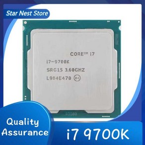 8코어 스레드 LGA 1151 CPU 프로세서 i7 9700K 3.6GHz, 한개옵션1