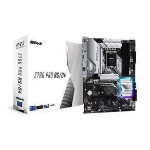 ASRock 마더보드 Z790 Po RSD4 Intel 제12세대 · 13세대 CPU (LGA1700) 대응 Z790 칩셋 DDR4 ATX 마더보드 [국내 정규 대리점품]