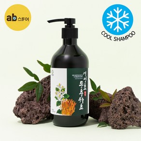 [쿨샴푸 멘톨8000ppm] 어성초 동충하초 샴푸 500ml, 1개