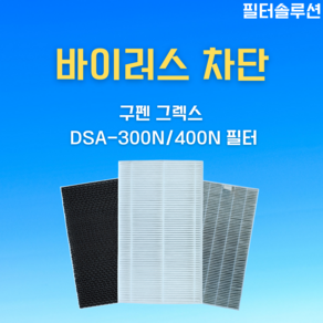 [호환]구펜 그렉스 급기형 DSA - 300N / 400N 아파트 전열교환기 환기시스템 헤파 필터 H13등급, H13 HEPA