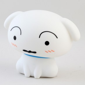 흰둥이 저금통/캐릭터 짱구는못말려 피규어 코인뱅크